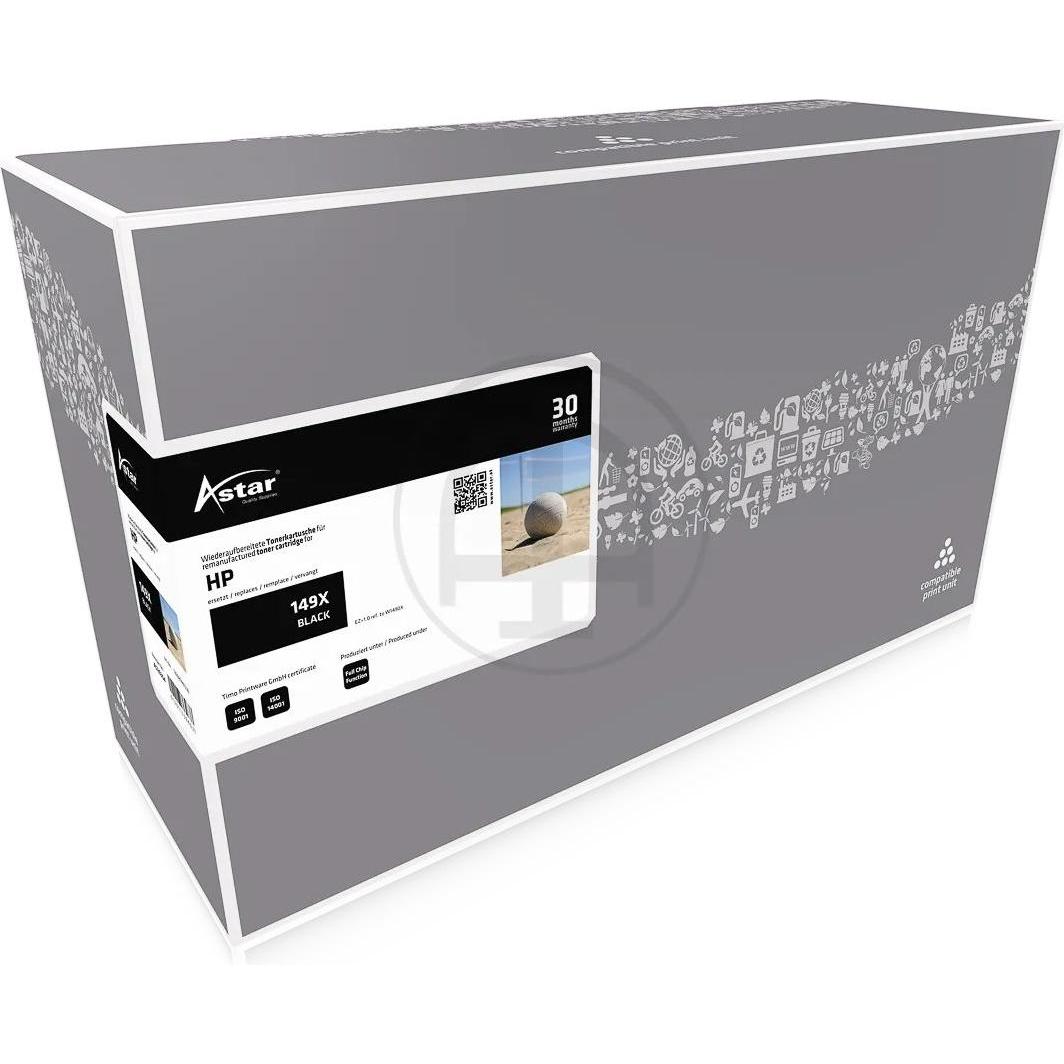 Bild von ASTAR AS20354 ASTAR HP Q1490X LJ Cartridge - black HC rebuilt 9500Seiten Chip (AS20354)