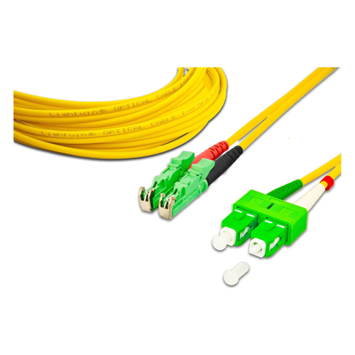 Bild von Lightwin LWL-Patchkabel LSH/APC-SC/APC, Singlemode, Duplex, 1m