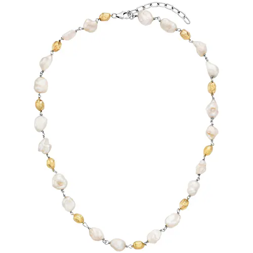 Bild von Julie Julsen Collierkettchen »925/- Sterling Silber vergoldet Süßwasserperlen«