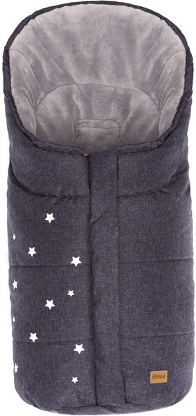 Bild von Fillikid Fußsack »Askja Winterfußsack, schwarz melange«