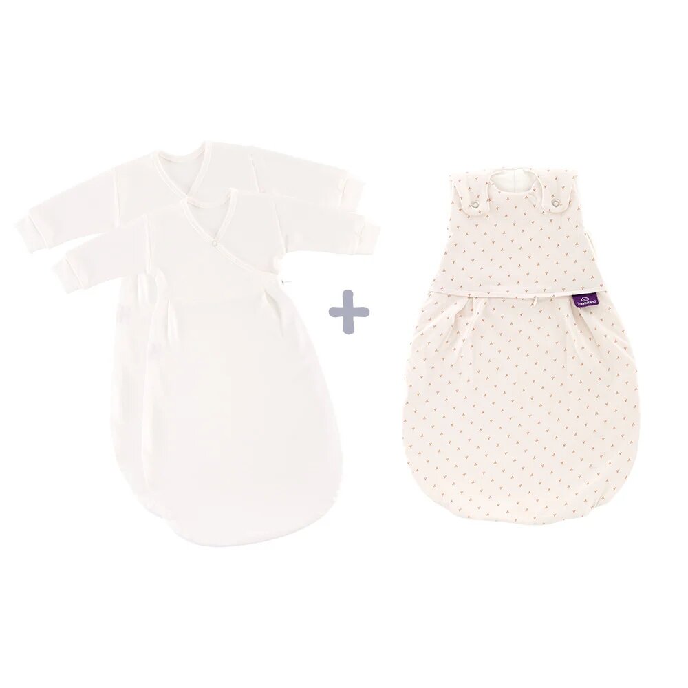 Bild von Träumeland Babyschlafsack »Babyschlafsack LIEBMICH 3tlg. Set Twister, von Größe 50/56-68/74«
