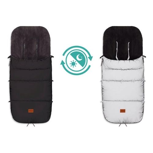 Bild von Fillikid Fußsack Kinley Reflect Winterfußsack – Schwarz