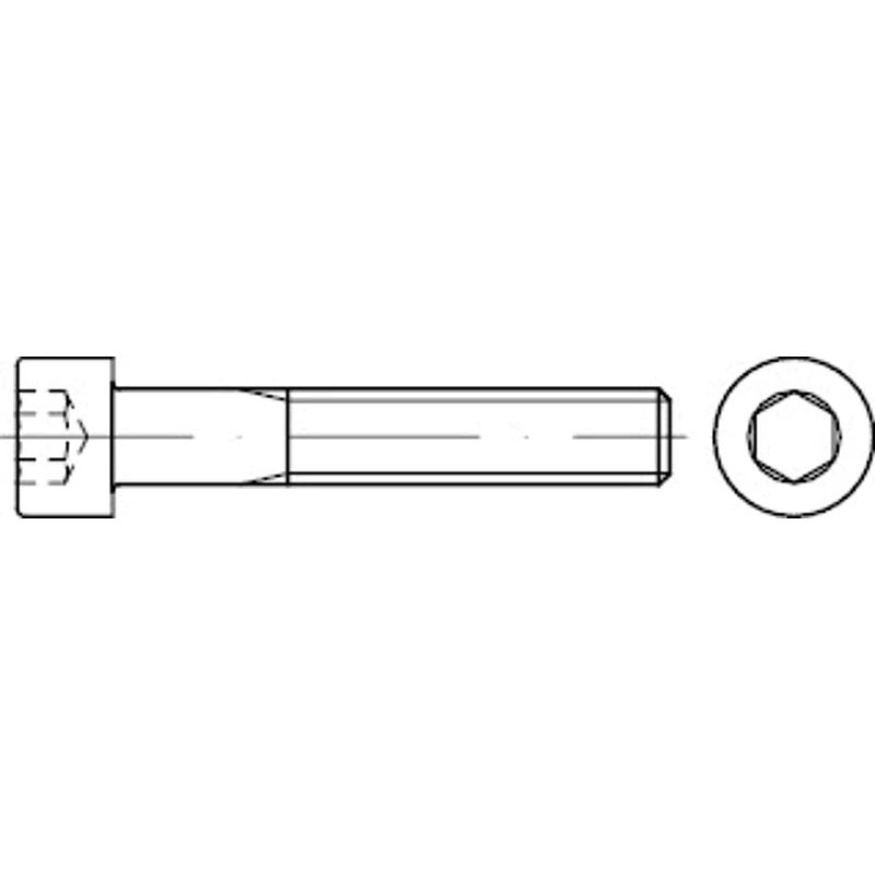 Bild von Zylinderschrauben DIN 912 A 4 -70 M 5 x 16