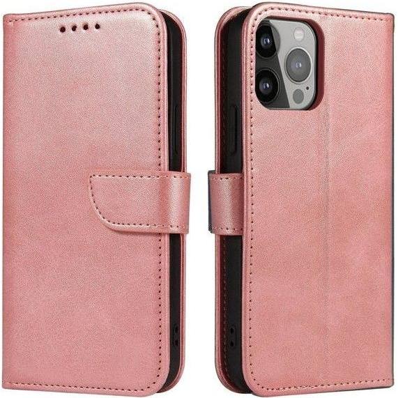 Bild von Hurtel Magnethülle für Samsung Galaxy A34 5G Cover mit Flip Wallet Stand Pink (Samsung Galaxy A34 5G), Smartphone Hülle, Rosa