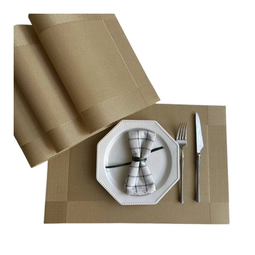 Bild von YRIIOMO Platzset Hotel-Tischsets mit Hitzeschutz
