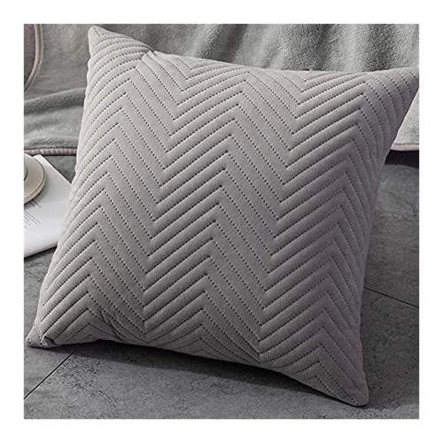 Bild von Kissen-Bezug mit Füllung im 2er Set – Grau, 40x40cm