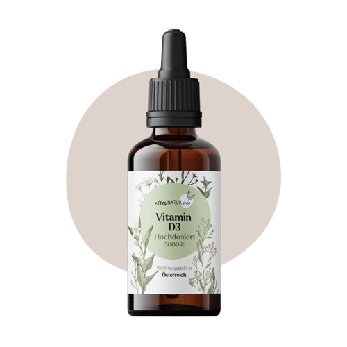 Bild von allesNATUR Premium Vitamin D3 Hochdosiert 5000 IE