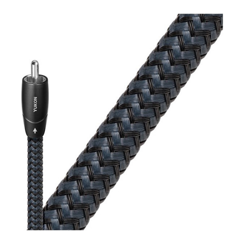 Bild von Yukon RCA>RCA (2x 2m) Audiokabel schwarz/silber