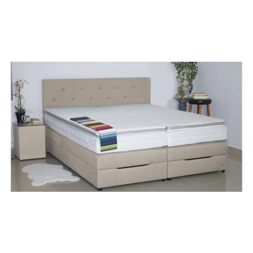 Bild von PAARA Boxspringbett Rio mit Bettkasten und verstellbarem Kopfteil