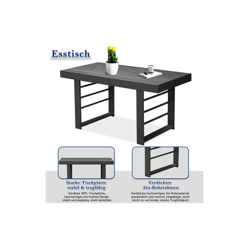 Bild von MeXo Gartenlounge-Set – Aluminium Loungeset für Terrasse und Balkon
