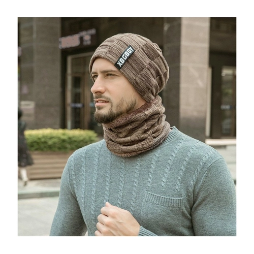 Bild von XDeer Mütze & Schal Wintermütze-Schal Set