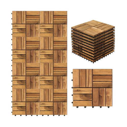 Bild von Clanmacy Holzfliesen für Terrassen und Balkone