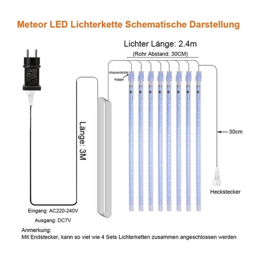 Bild von MUPOO LED-Lichtervorhang