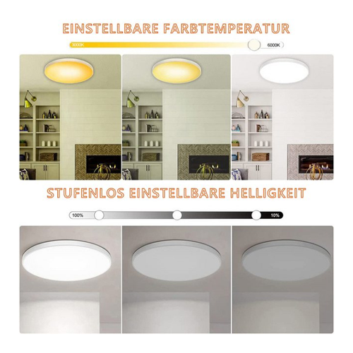 Bild von LMaxhome LED Deckenleuchte - Dimmbar und vielseitig einsetzbar