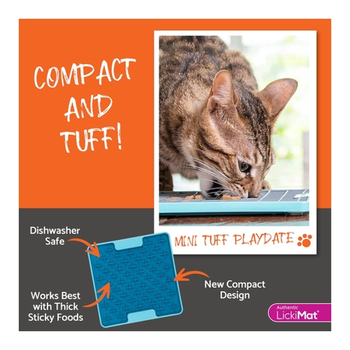 Bild von LICKIMAT Mini Tuff Playdate Katzenfuttermatte, Modell LM913X