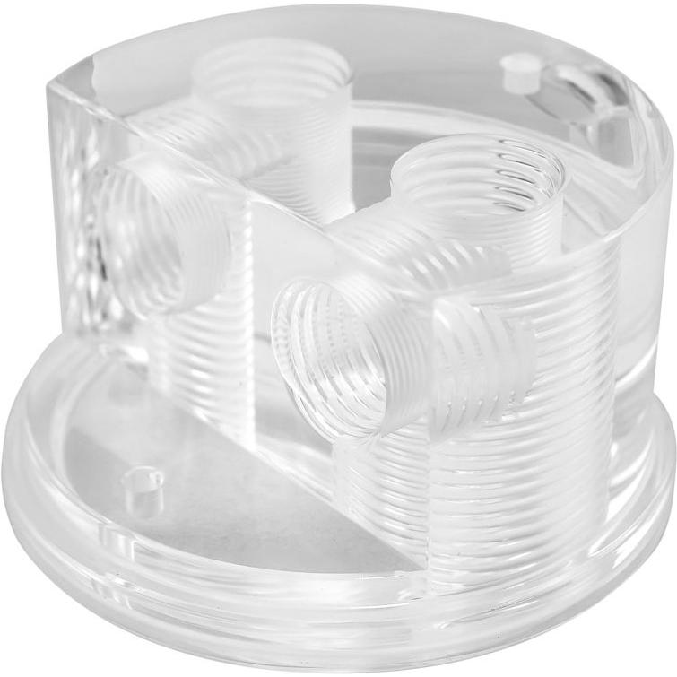 Bild von Singularity Computers Protium Quad Port Cap, Deckel für Ausgleichsbehälter- Acryl, Wasserkühlung Ausgleichsbehälter
