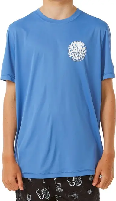 Bild von RIP CURL BOYS ICONS SURFLITE UV T-Shirt 2024 blue yonder - 10