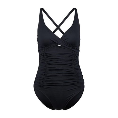 Bild von Seafolly Women's Collective MF Gathered Wrapfront Onepiece - Badeanzug in Schwarz