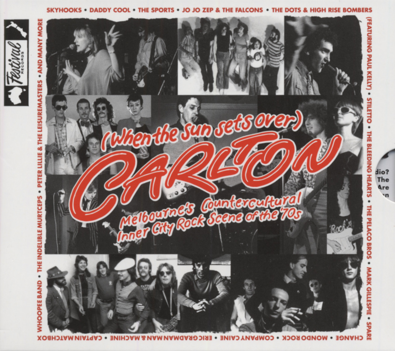 Bild von Various - (When The Sun Sets Over) Carlton - Melbourne's Countercultural Inner City Rock Scene Of The 70s (2-C