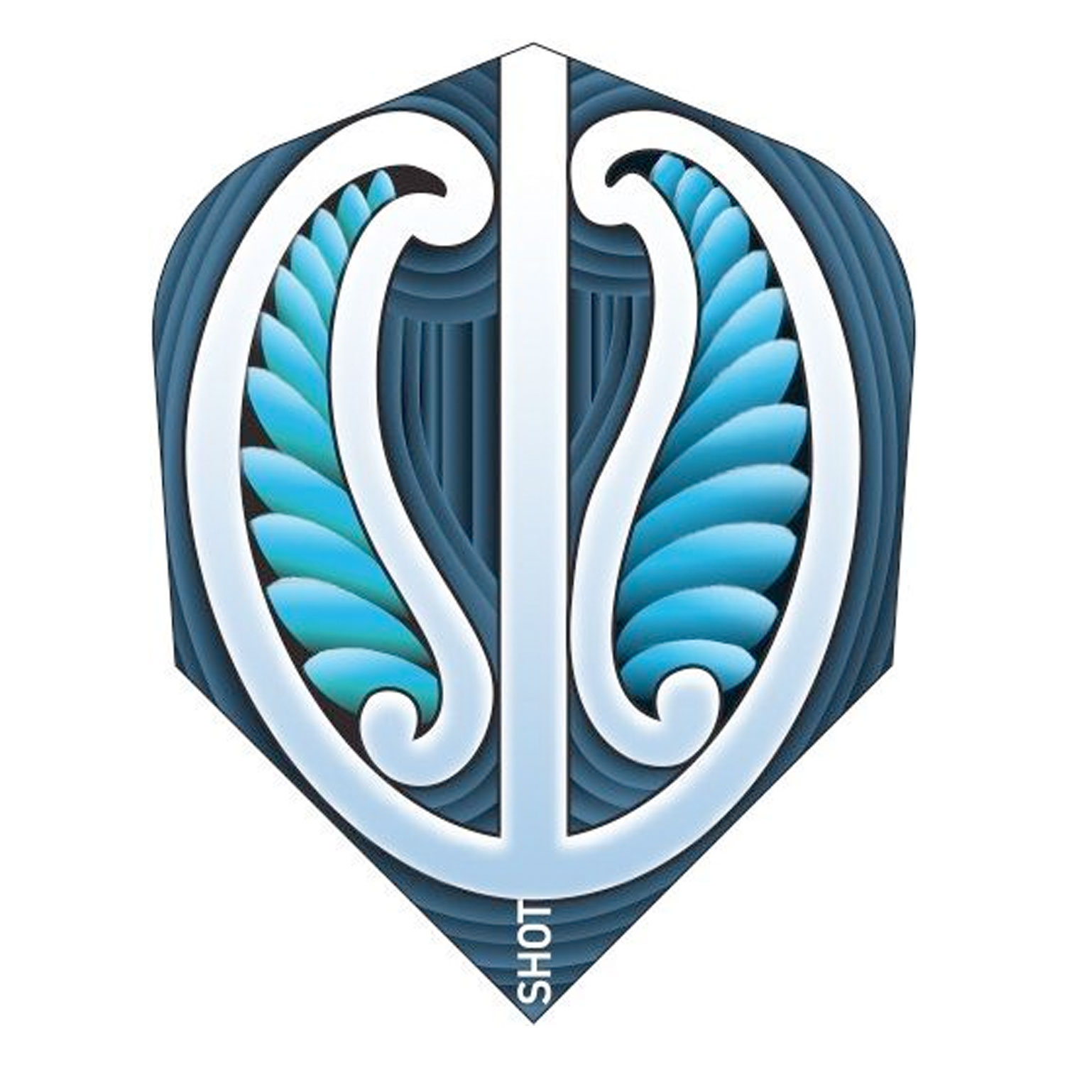 Bild von Branded Std.6 Warrior Blue Flights 100 Micron