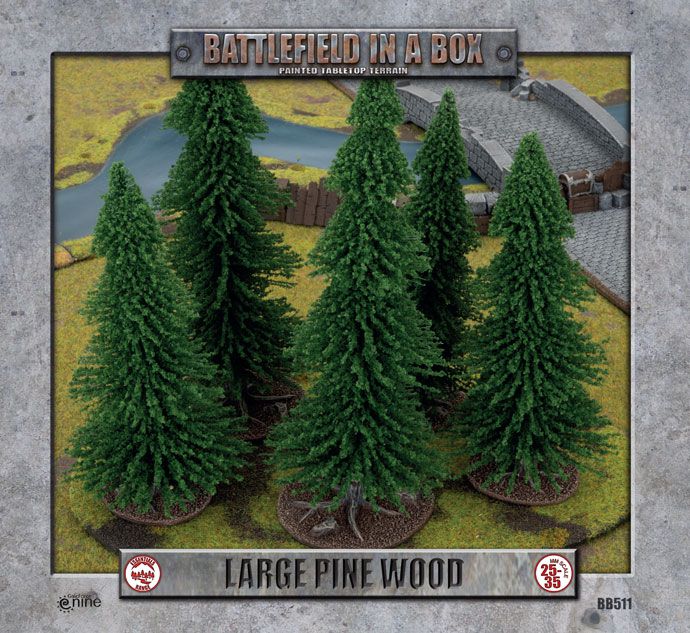 Bild von Battlefield in a Box Large Pine Wood 28mm 32mm 35mm Gelände Terrain Bäume Wald