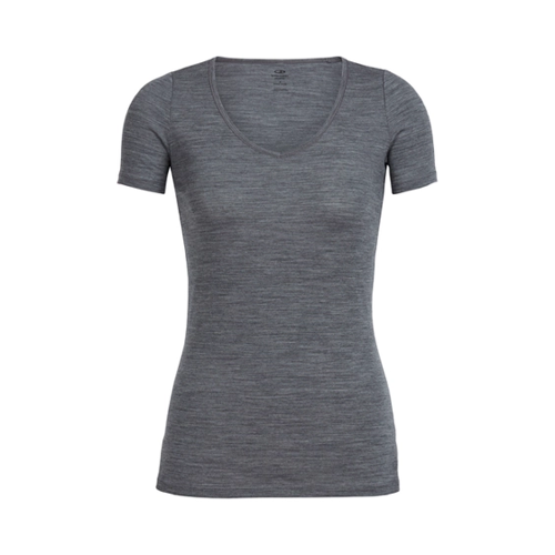 Bild von Icebreaker W Siren SS Sweetheart Damen T-Shirt (Grau XS ) Skiunterwäsche