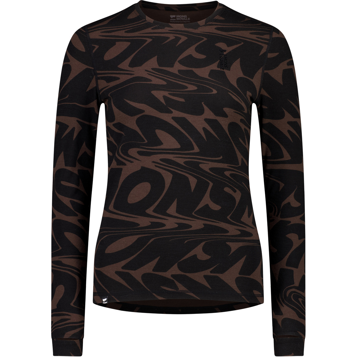 Bild von Mons Royale - Women's Cascade Merino Flex 200 L/S - Merinounterwäsche Gr M schwarz