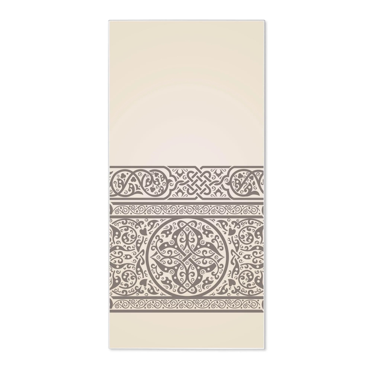 Bild von Banjado Magnettafel 37x78cm Magnetwand  Weiß Aus Metall Magnetpinnwand Pinnwand Inkl. 4 Magnete Motiv Keltischer Knoten