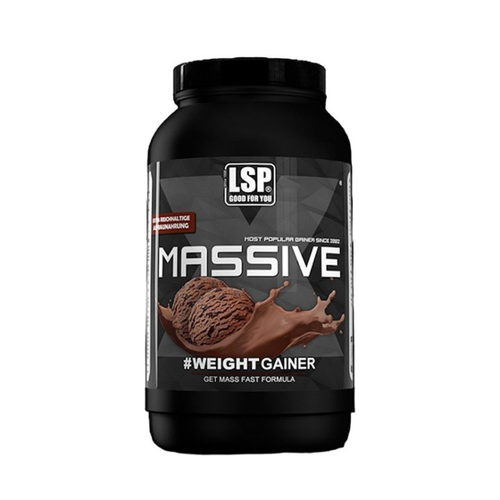 Bild von LSP MASSIVE X® Weight Gainer (1200g) - Double Chocolate Pulver