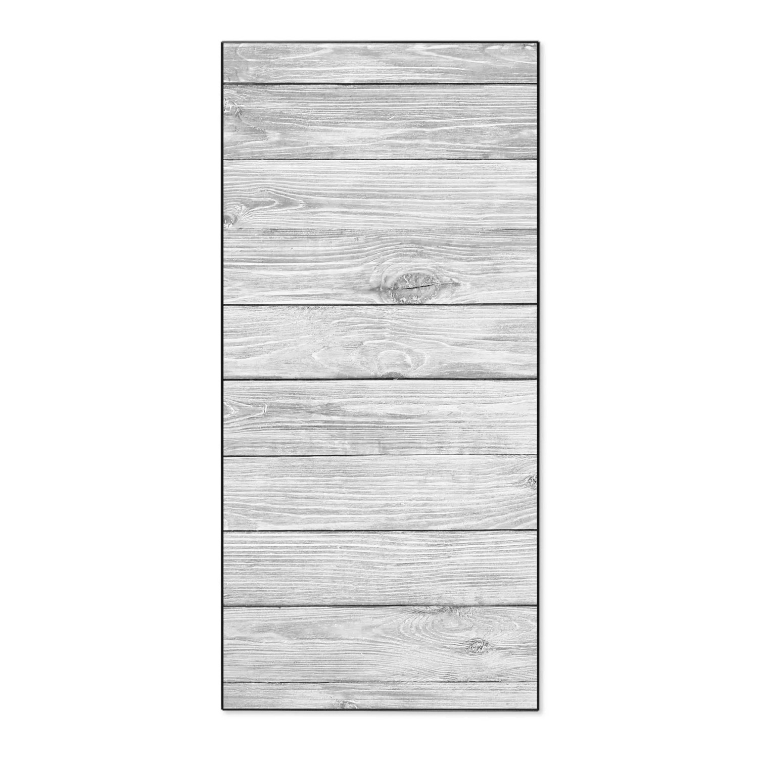 Bild von Banjado Magnettafel 37x78cm Magnetwand  Schwarz Aus Metall Magnetpinnwand Pinnwand Inkl. 4 Magnete Motiv Weiß Gebeizt