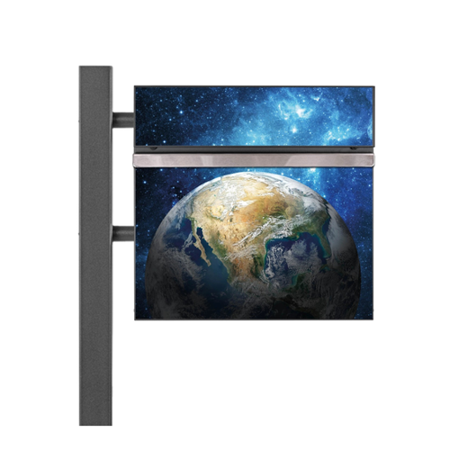 Bild von Banjado Standbriefkasten Anthrazit - Funktionalität trifft auf modernes Design