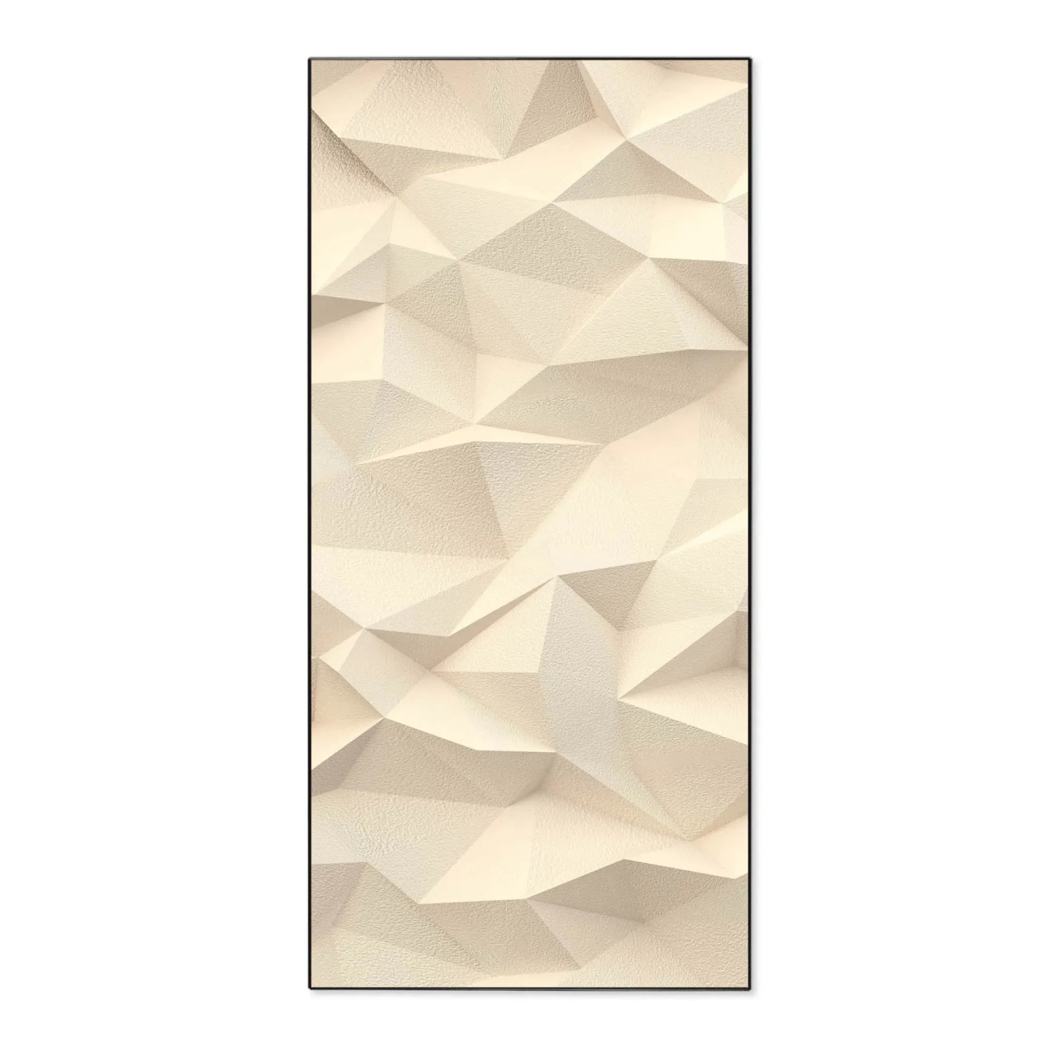 Bild von Banjado Magnettafel 37x78cm Magnetwand  Schwarz Aus Metall Magnetpinnwand Pinnwand Inkl. 4 Magnete Motiv Steinwand 2