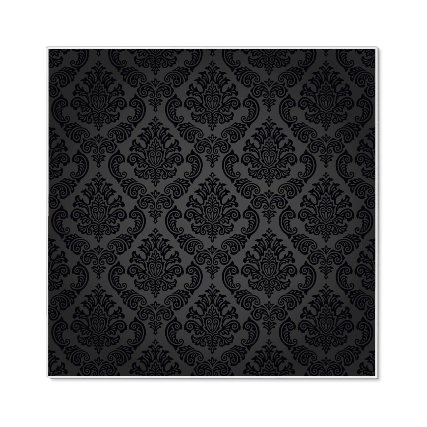 Bild von Banjado Magnettafel 50x50cm Magnetwand Weiß Aus Metall Magnetpinnwand Pinnwand Inkl. 4 Magnete Motiv Black Deluxe