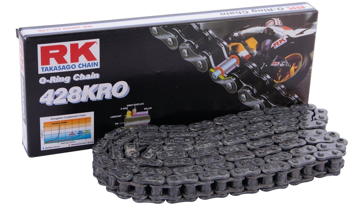 Bild von RK Kette 428 Kro 122 C Grau/Grau Offen