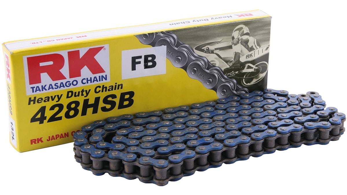 Bild von RK Kette 428 Hsb 134 C Blau/Schwarz Offen