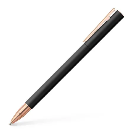 Bild von Faber-Castell Neo Slim Metall Tintenroller schwarz mit rosegold