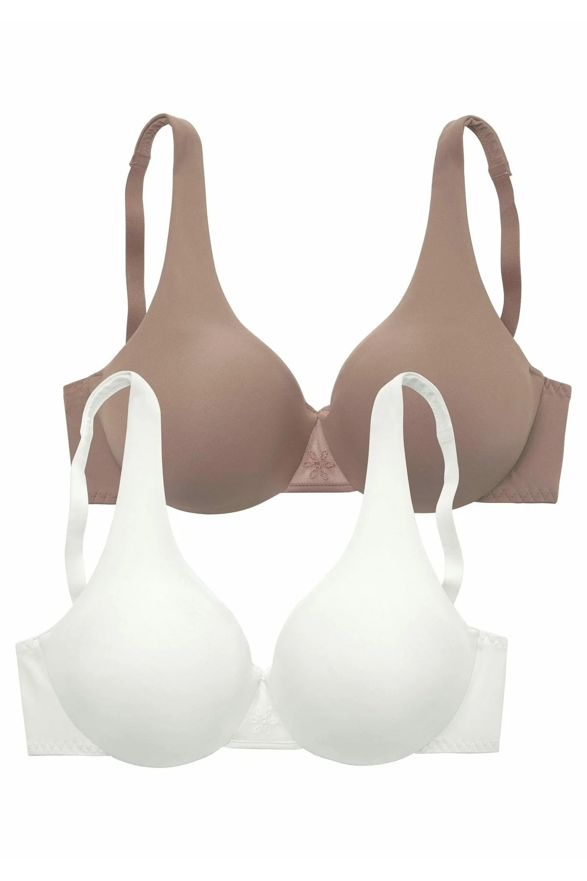 Bild von Nuance T-Shirt-BH (Packung, 2 Stück) mit Bügel und nahtlosen, doppellagigen Cups
