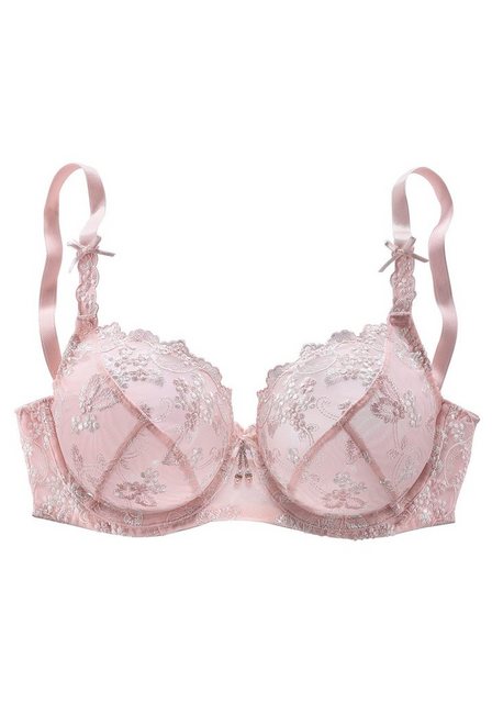 Bild von LASCANA Bügel-BH mit transparenter Stickerei-Spitze, Dessous