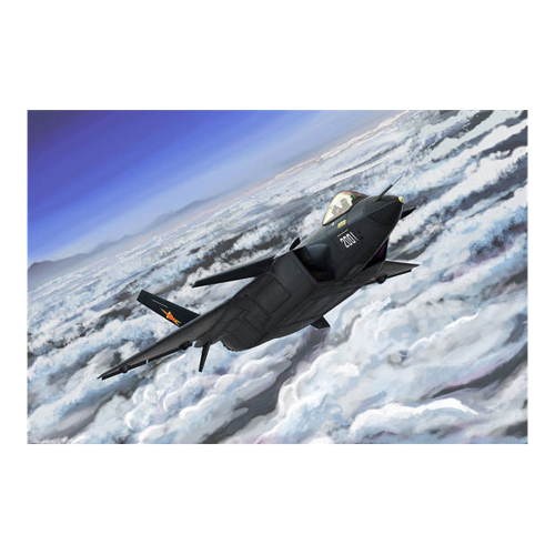 Bild von Trumpeter Chinese J-20 Mighty Dragon Modellbausatz im Maßstab 1:144