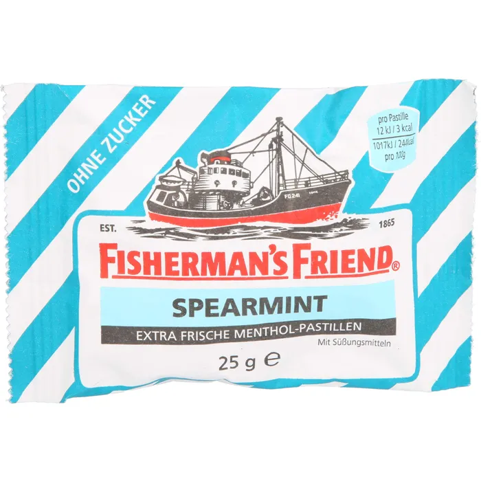 Bild von FISHERMANS FRIEND Spearmint ohne Zucker Pastillen 25 g