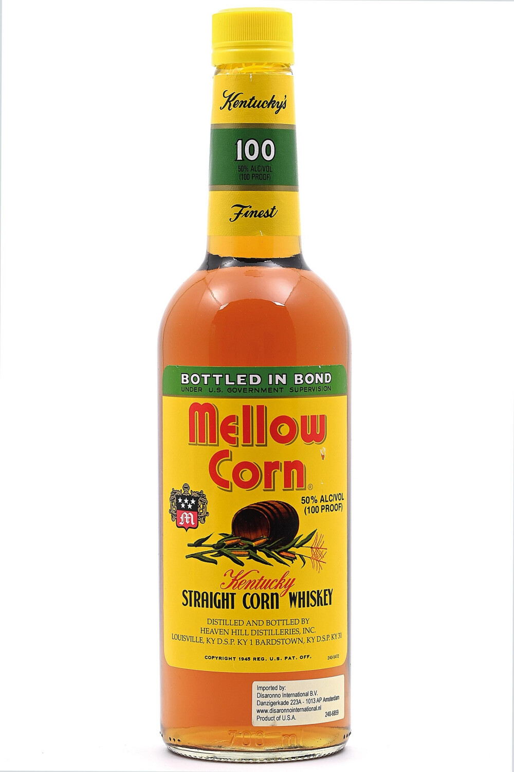 Bild von Mellow Corn Straight Whiskey 0,7l 50%