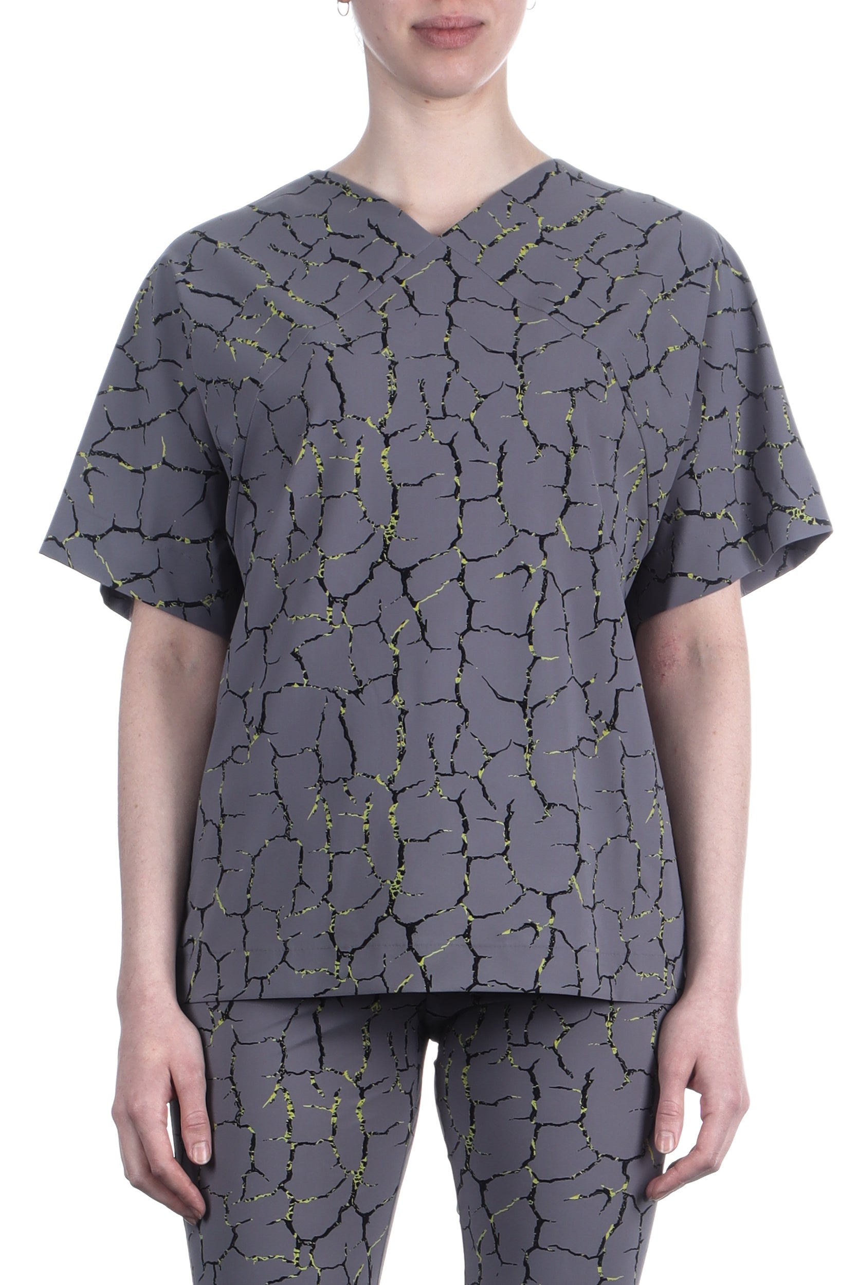 Bild von Schella Kann 2 Damen Shirt grau mit Print