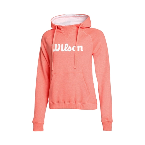 Bild von Wilson Script Hoody Damen Koralle – Der perfekte Begleiter für den Freizeitlook