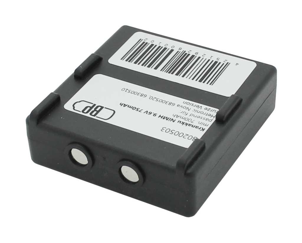 Bild von Ersatzakku für Abitron Hetronic Nova Hetronic Ergo 68300510 68300520 68300525...