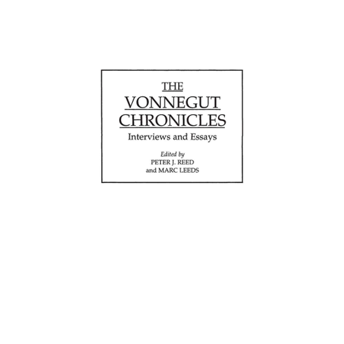 Bild von The Vonnegut Chronicles: Interviews and Essays