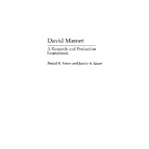 Bild von David Mamet: A Research and Production Sourcebook