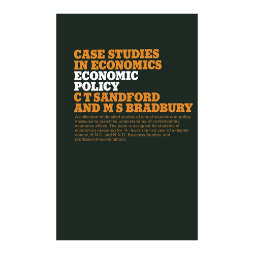 Bild von Economic Policy (Studies in Economics) von M. S. Bradbury
