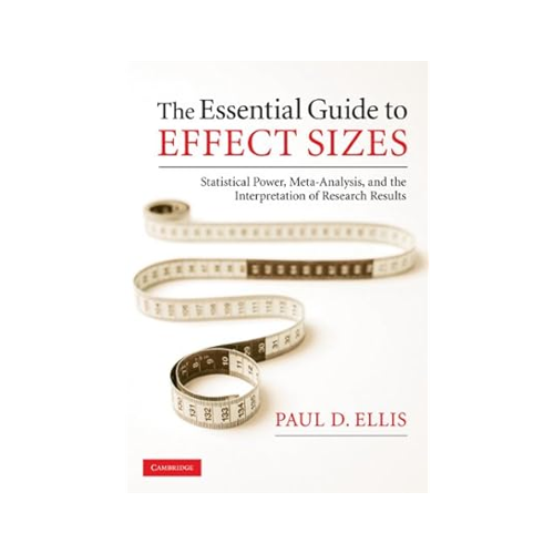 Bild von The Essential Guide to Effect Sizes von Paul D. Ellis