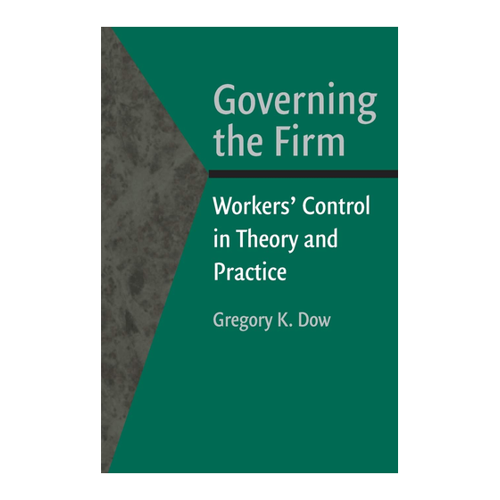 Bild von Governing the Firm: Workers' Control in Theory and Practice