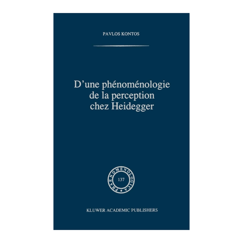 Bild von D'une phénoménologie de la perception chez Heidegger